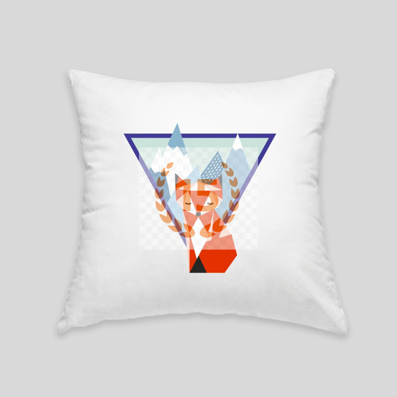 Mountain fox cushion