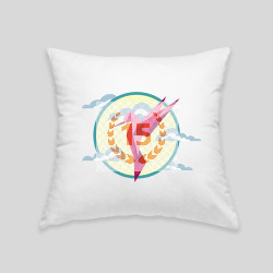 Hummingbird cushion
