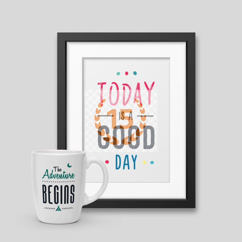 Pack Mug + Framed poster