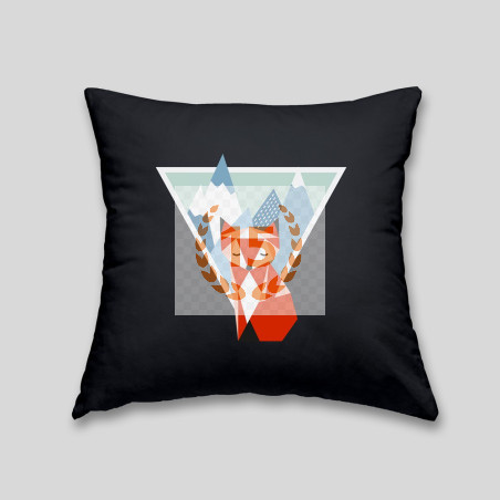 Mountain fox cushion
