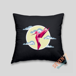 Hummingbird cushion