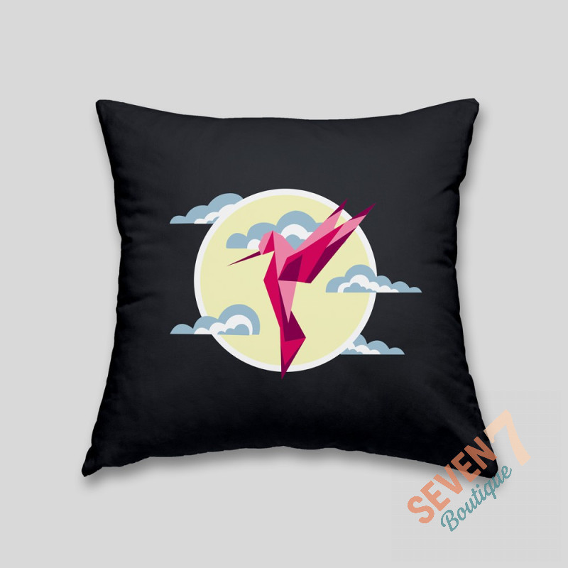 Hummingbird cushion
