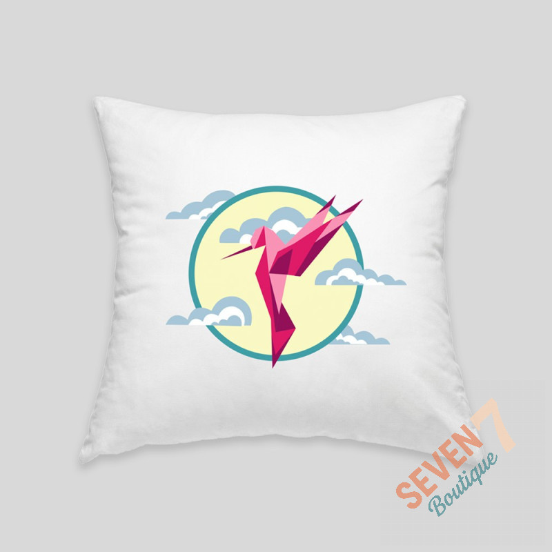 Hummingbird cushion